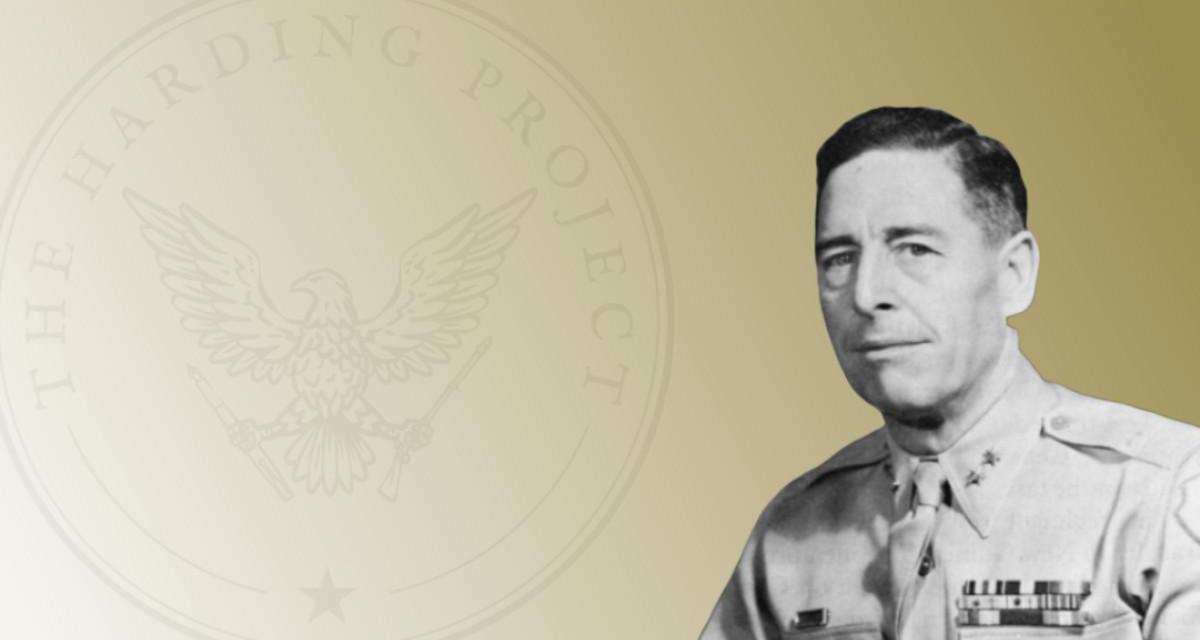 Harding Project #ArmyAuthor Profile: Major General Edwin “Forrest” Harding