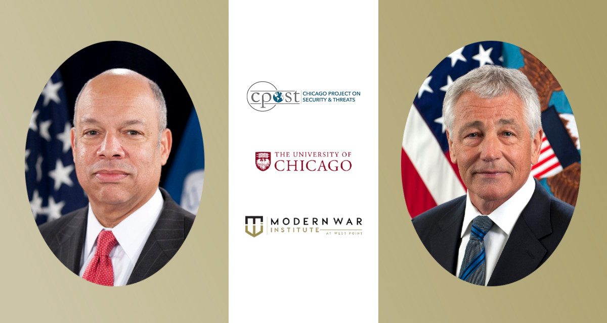 Join Us Friday, April 26 for a Livestream of the 2024 Hagel Lecture, Featuring Secretary Chuck Hagel and Secretary Jeh Johnson