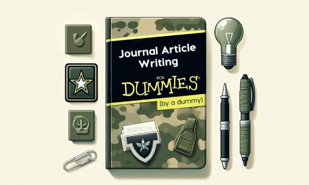 Hook, Message, Call to Action: Advice on Journal Article Writing for Dummies—by a Dummy