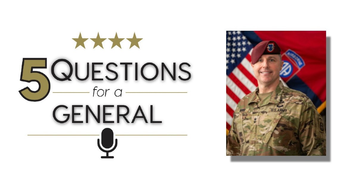 Five Questions for a General: Major General Pat Work