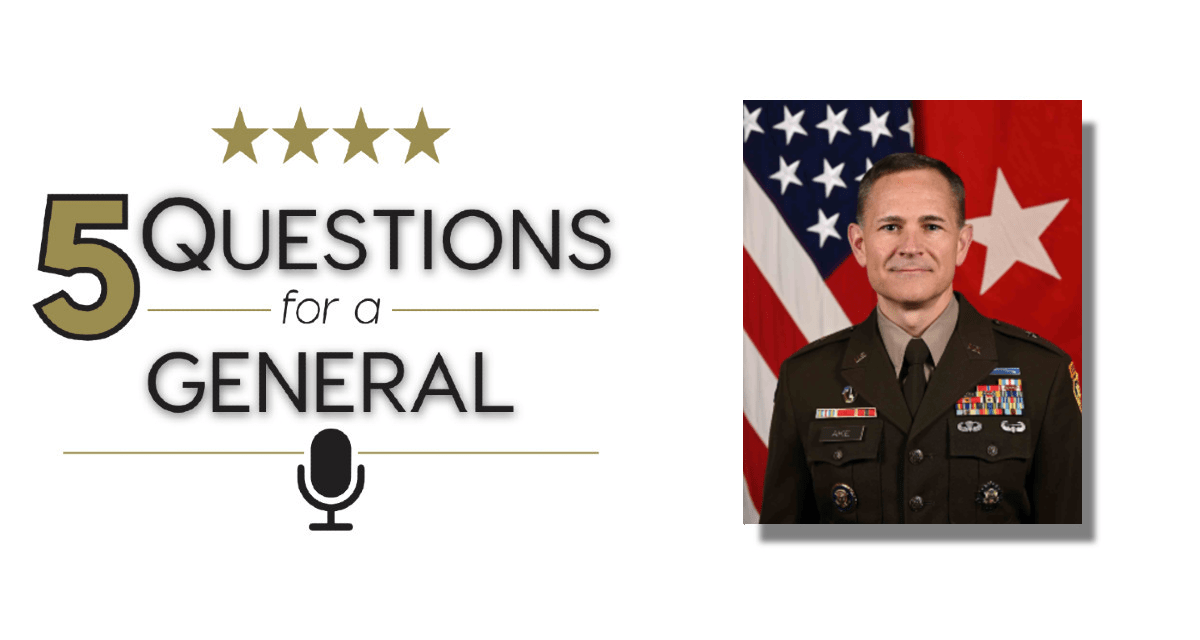 Five Questions for a General: Brigadier General Adam Ake