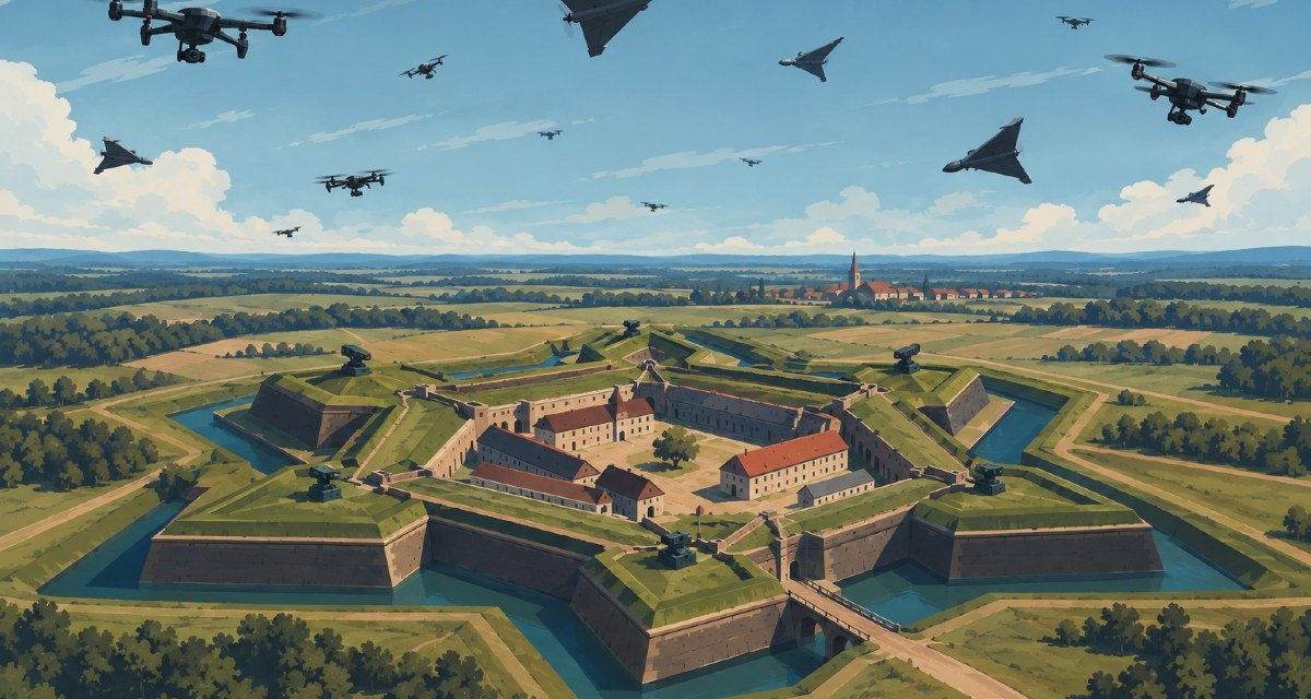 A Modern Trace Italienne: Rethinking Rear-Area Defense Against Drones